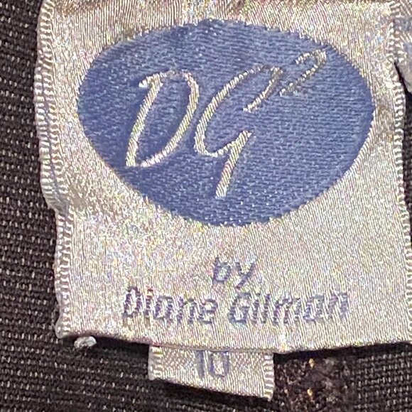 DG2 by Diane Gilman Black Denim Jeans 5 pockets Woman's Size (10) Vintage - Picture 5 of 7